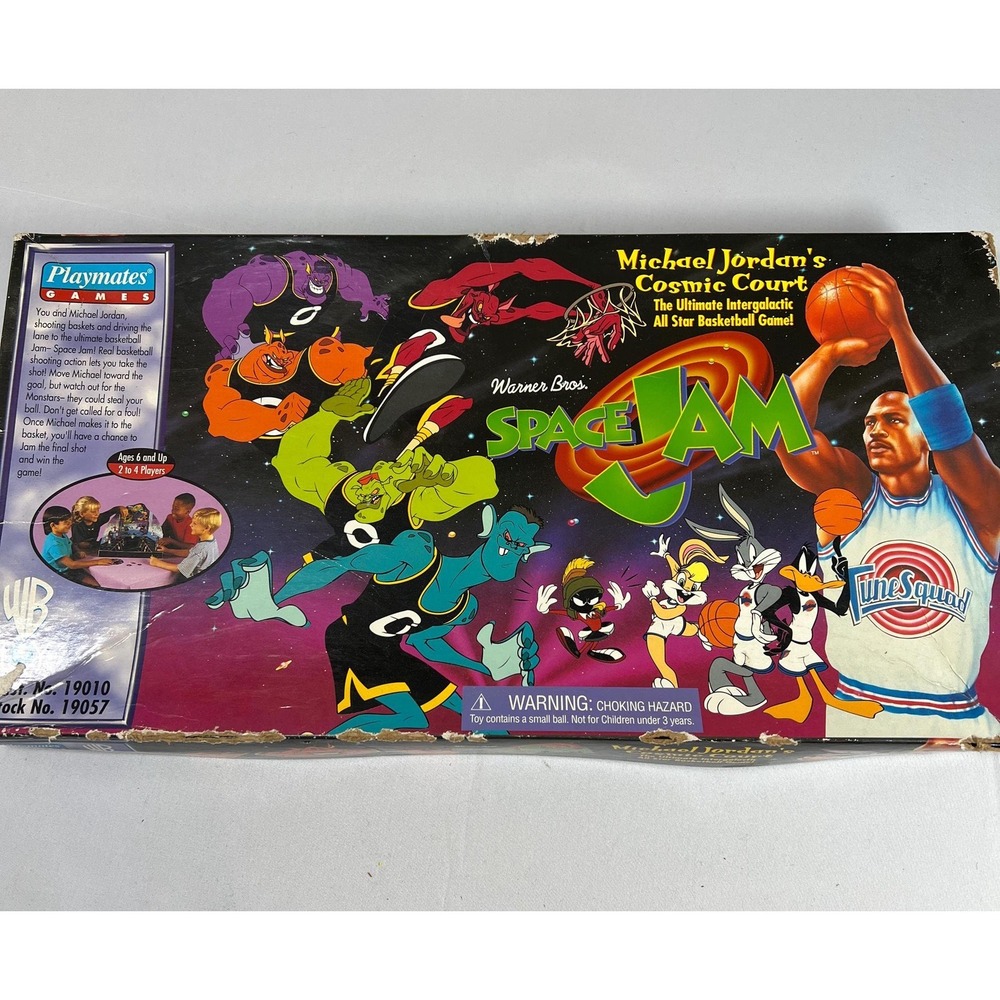 Vintage Michael Jordan's Cosmic Court Game: Space Jam Cards (3395)